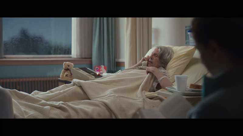 Well, you keep warm, now. Are the nurses there?