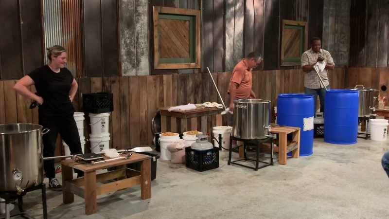 We'll move them in to the mash room