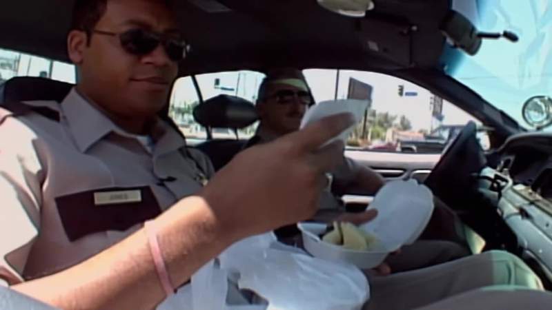 Well officer there are two armed men inside