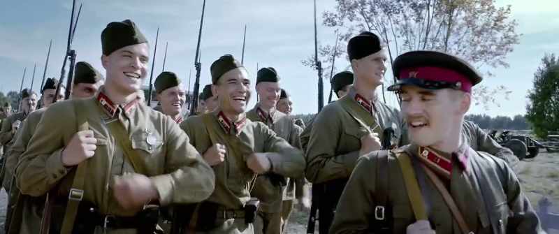 We'll show you yet! - No talking in ranks!