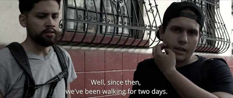 Well, since then, we have been walking for two days