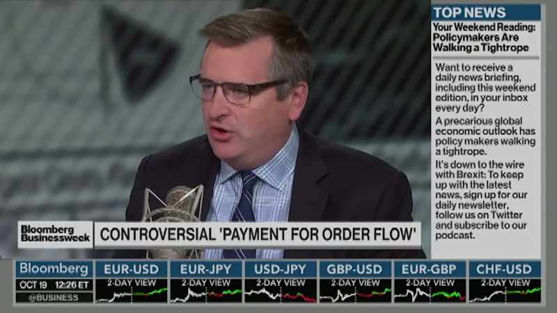 Well, they'll internalize that trade and they'll make a cent per share