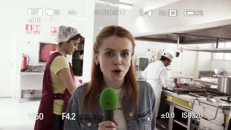 Well, today, I'm in our school kitchen