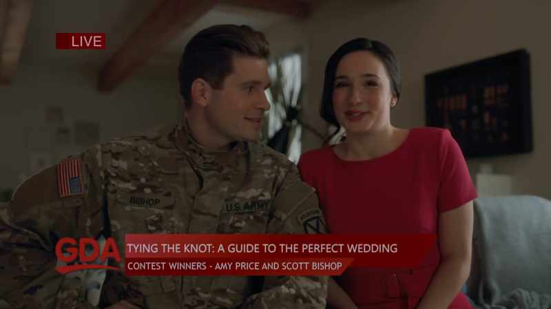 Well, um, we chose a beautiful wedding cottage