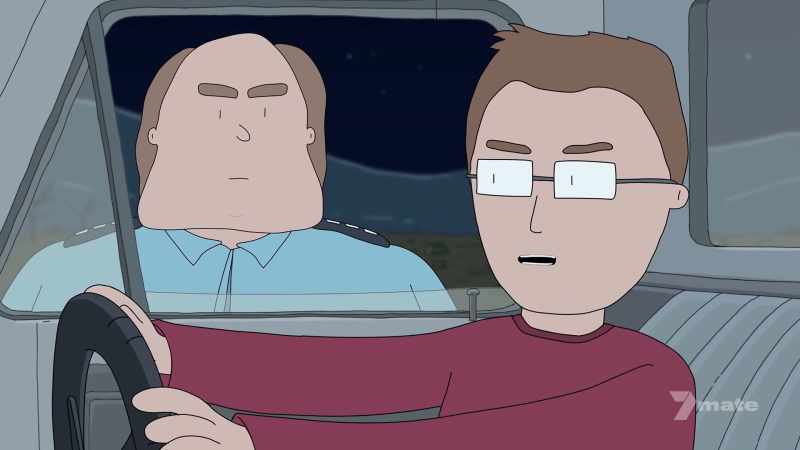 Well, we were speeding, this is a stolen car