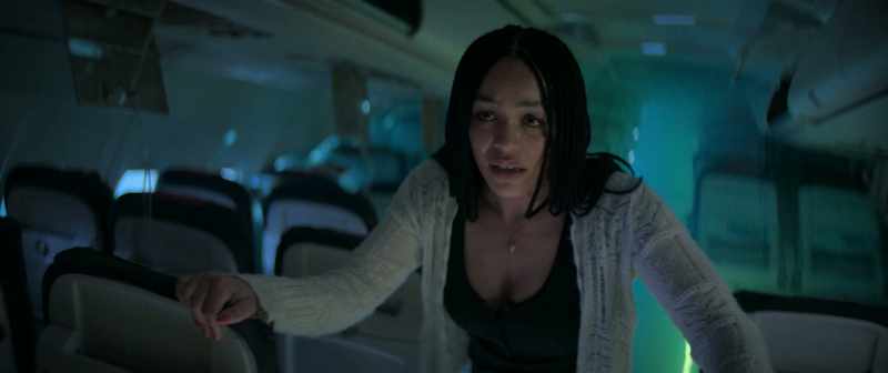 Well, what about the sharks? [Thud against fuselage]