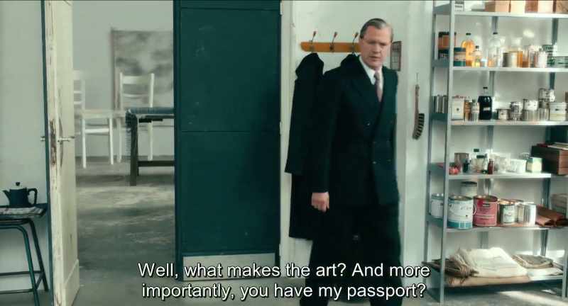 Well, what does art do? and more importantly, do you have my passport?
