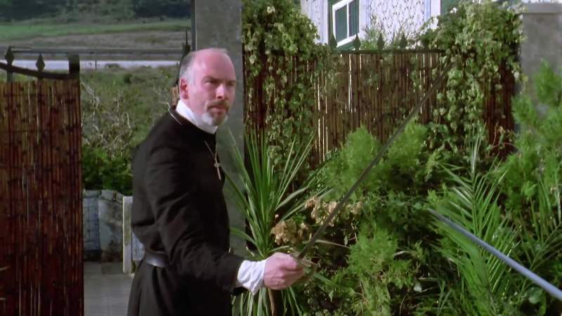 Well what's it to you priest You hate the British