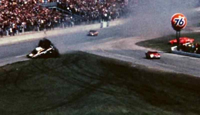 Wendell's car, - car number 34, has crashed