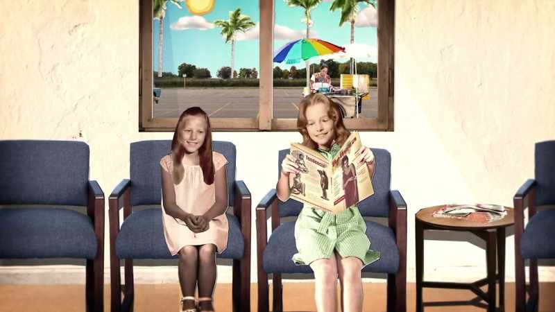 Wendi and I sat in the waiting room