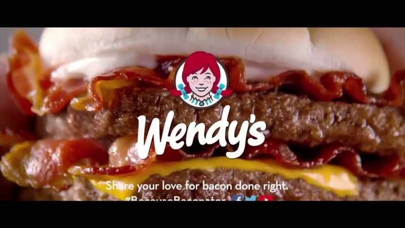 Wendy's bacon double cheeseburger, government program