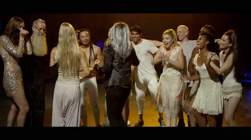 We're a family! - (performers cheering)