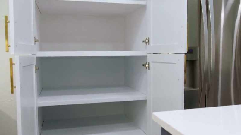 We're able to give you a new pantry by taking some space