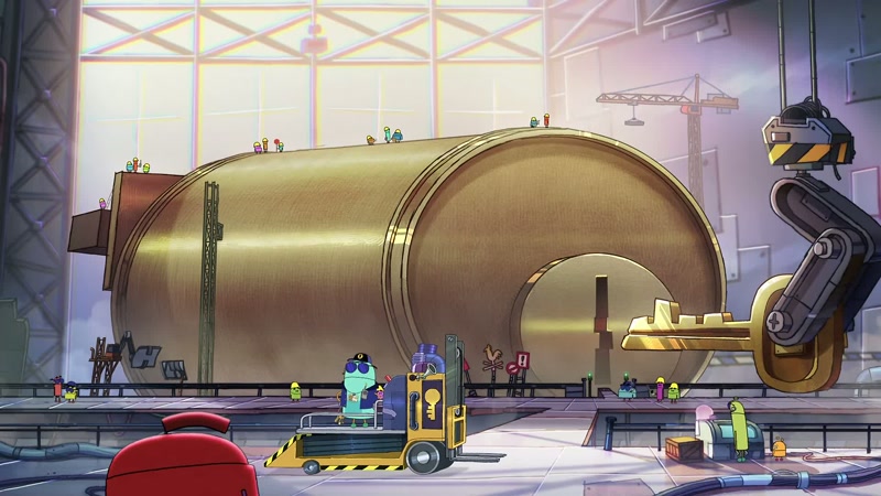 We're almost done building this lock for the Archive Department