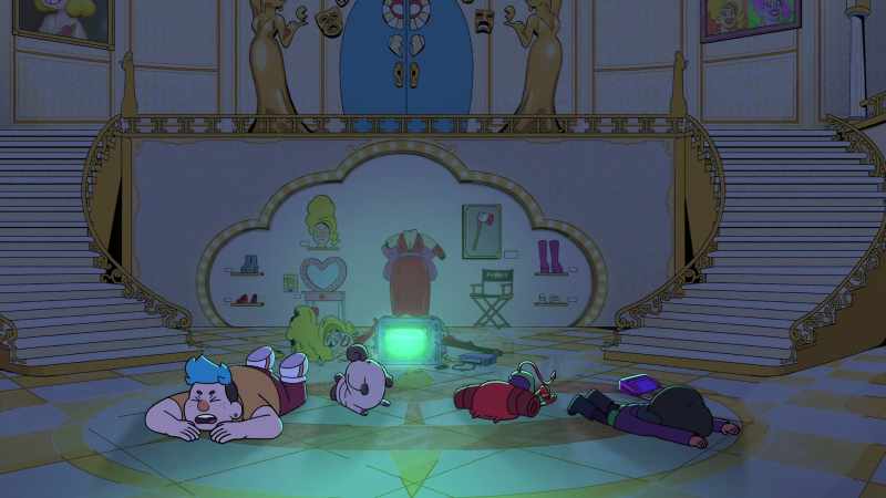 We're back at the museum, but the ghost is gone