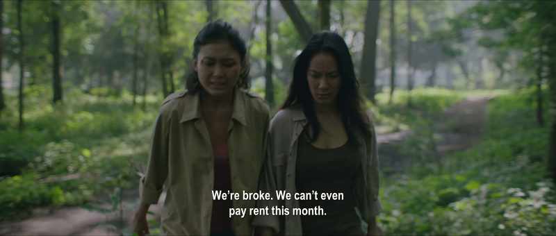 We're broke. We can't even pay rent this month