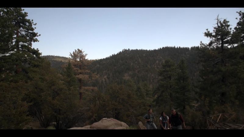 We're coming up on the ranger station