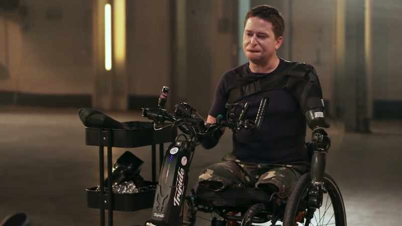 We're going to develop you arms that you can hand cycle with