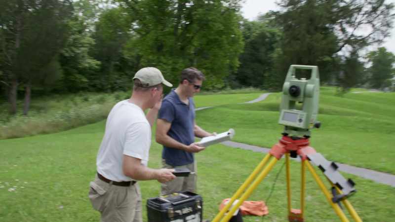 We're gonna be surveying this upper section today
