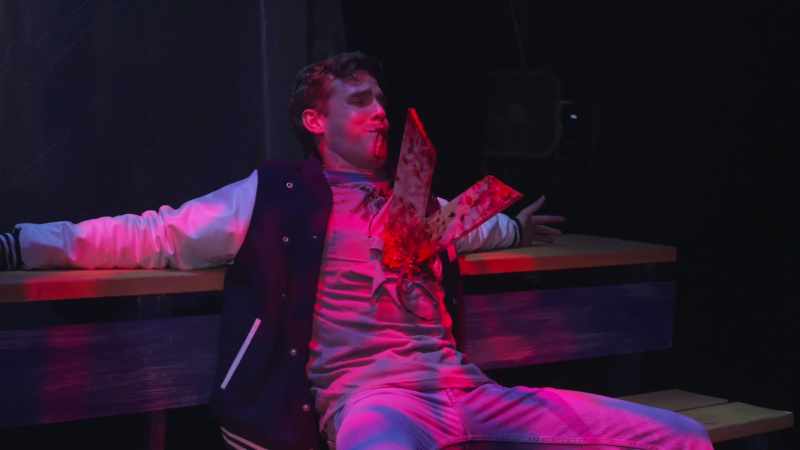 �� We're gonna tape him up in plastic ♪