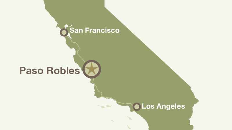 We're halfway in between Los Angeles and San Francisco