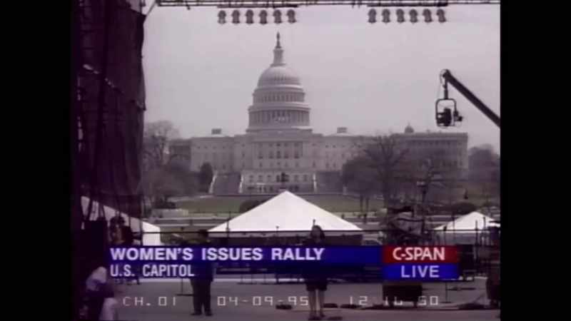 We're here to confront and protest