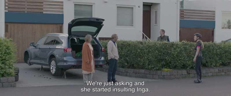 We're just asking and she started insulting Inga