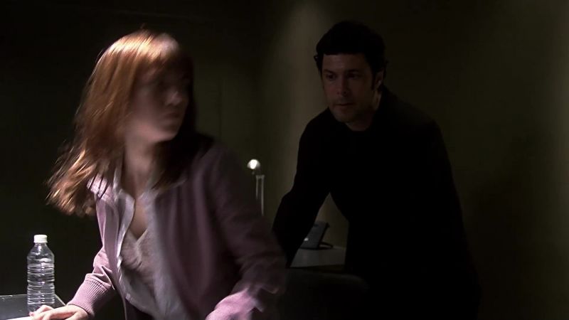 We're leaving right now. We're going out this way right here