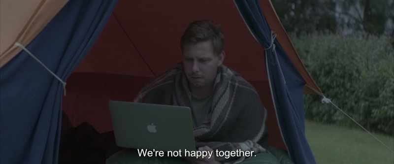 We're not happy together