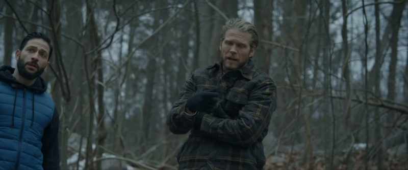 We're on a hunting trip, she's got a pistol