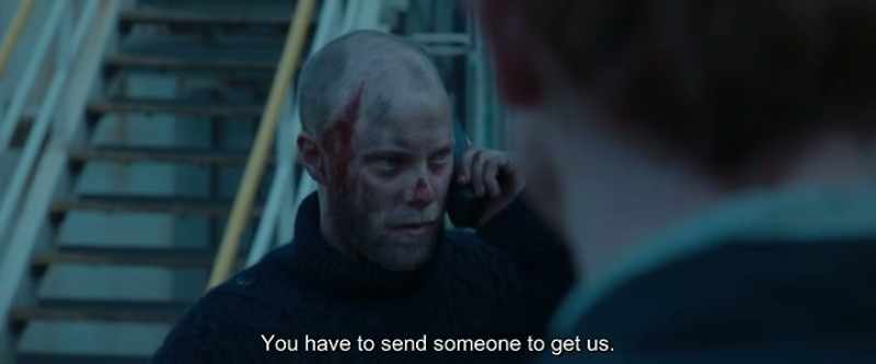 We're on deck on Gullfaks A. You have to send someone to get us