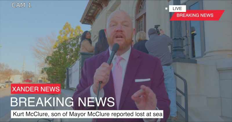We're outside the Mayor's office right now