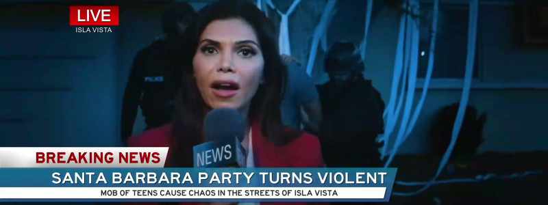 We're reporting live on the scene