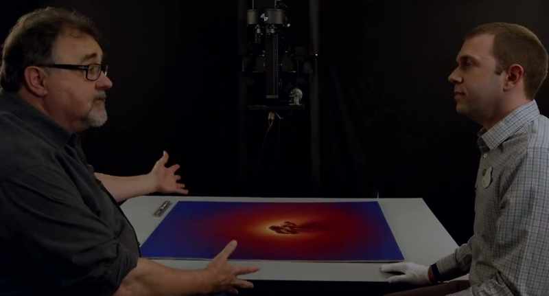 We're scanning sculptures