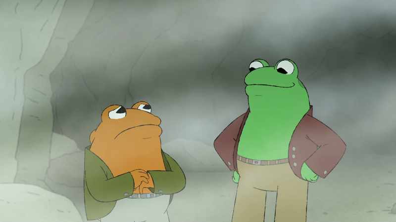 Were Sir Toad and Squire Frog afraidof dark caves?