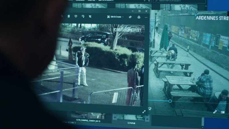 We're sure? We're sure it's him in both locations?
