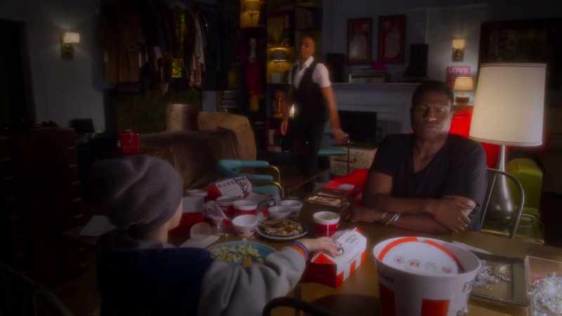 We've got a big ol' chocolate cake left here in the refrigerator