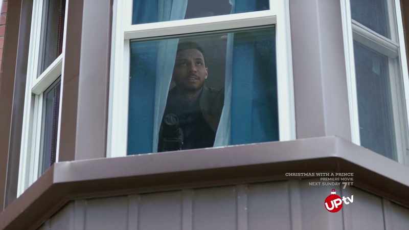 We've got a clear view to his front door, kitchen