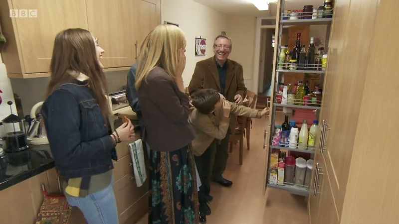 We've got a pull-out larder! - LAUGHTER