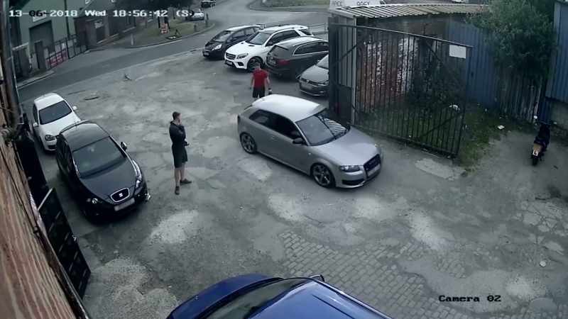 We've got physical CCTV of him being given it back