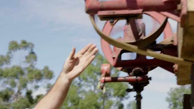 We've got the drive wheel going in the right rotation