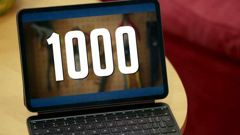 We've one thousand seconds remaining.Really?