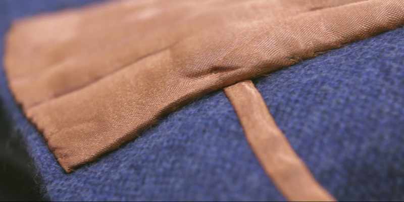 We've utilised the Bentley stitching that is seen