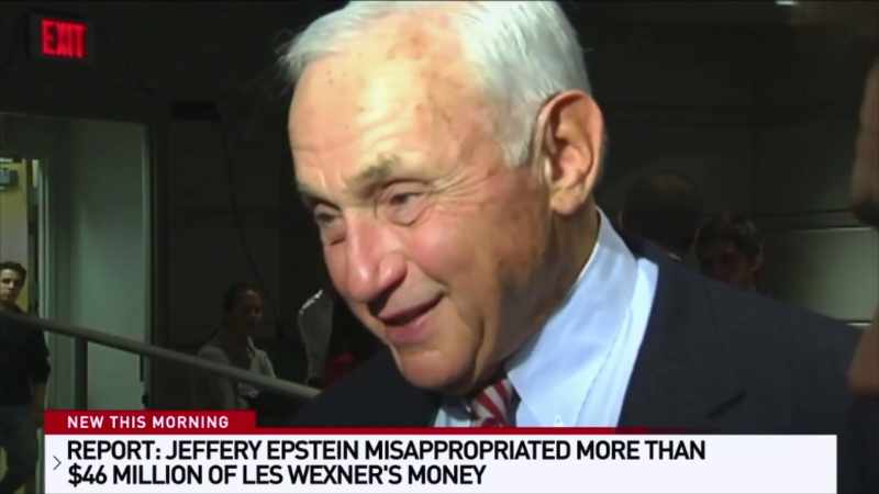 Wexner admitted that