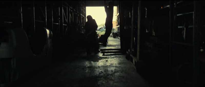 ( whacking ) - ( man groaning )