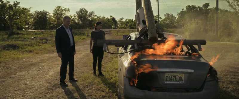 What a mess. - It's okay. The car is stolen