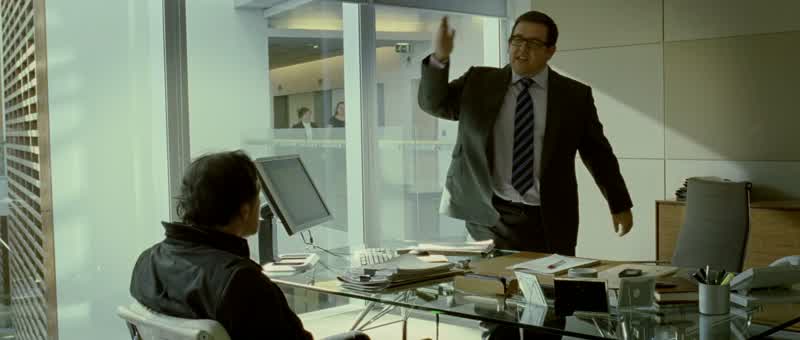 What are you doing I'm showing you the doorIs it a door It doesn't have a lintelAnd it's glass So is it a window or is it a dourMaybe it's a windoor You can have thatPlease leave Gary