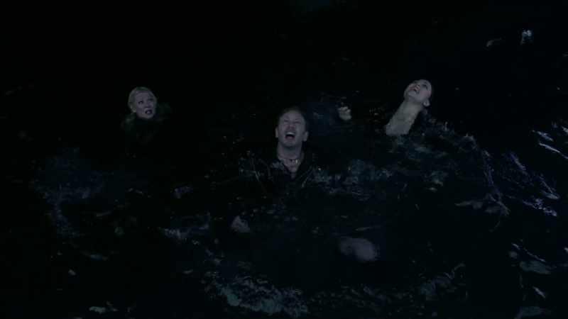 What are you doing in the water? What?