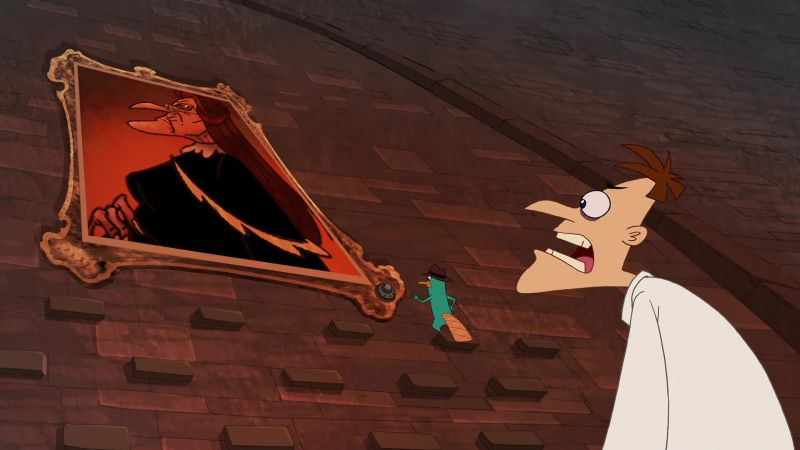 What are you doing Perry the Platypus