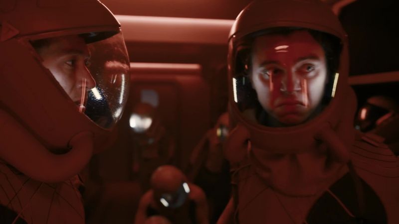 What are you doing? - Take off his helmet now